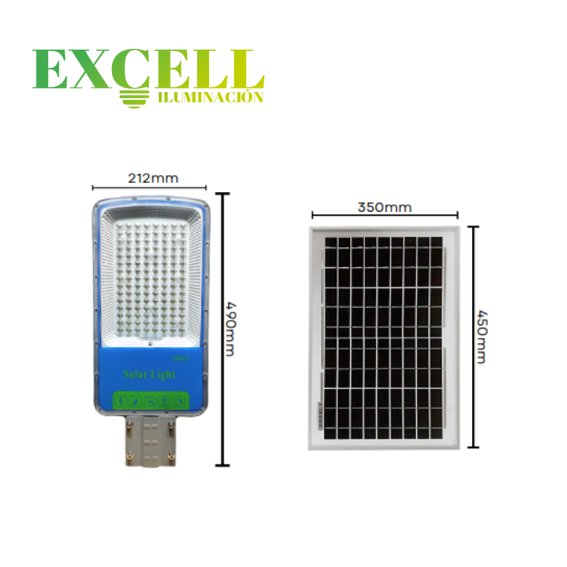 Lámpara Solar LED 200W Remoto - Imagen 2