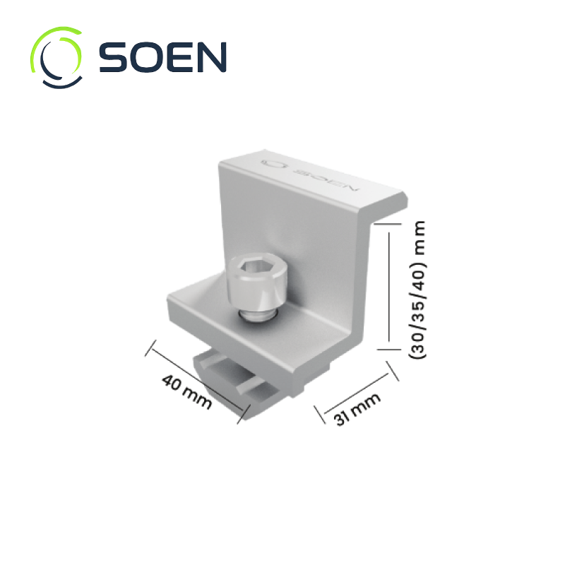 Estructura para panel Solar Eclamp 30mm - Imagen 2