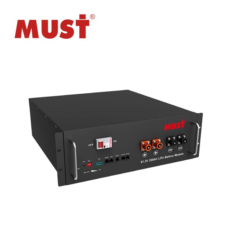 Bateria Must Tipo Rack, 51.2V-100Ah, WIFI